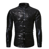 Youth cool sequin bronzing dance clothes