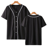 Men's Baseball Jersey Shirt – Blank Summer Sports Top
