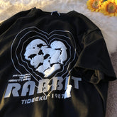 Men's Cartoon-Print Cotton Tee – Fun Graphic