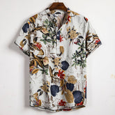 Men's Floral Shirt – Short-Sleeve Casual Button-Up