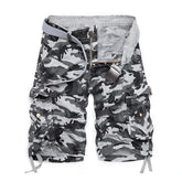 Manlyflex Men's outdoor camouflage cargo shorts