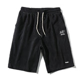Men's Corduroy Shorts – Embroidered Loose
