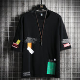 Men's Hip-Hop T-Shirt – Loose Short-Sleeve