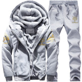 Men's large size M-9XL New Men's Sets Autumn Sports Suit Sweatshirt + Track Pants Clothing For Men 2 pieces Sets Slim Outerwear