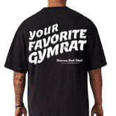 Men's Letter-Print Tee – Loose Short-Sleeve