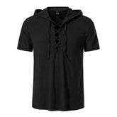 Men's Short-Sleeve Cotton Shirt – Casual Button-Up