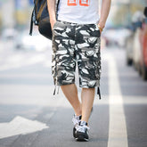 Men's Cargo Shorts – Multi-Pocket Loose Casual