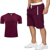 PUMA Leisure Men's Sportswear Suit Short Sleeves 2 piece set