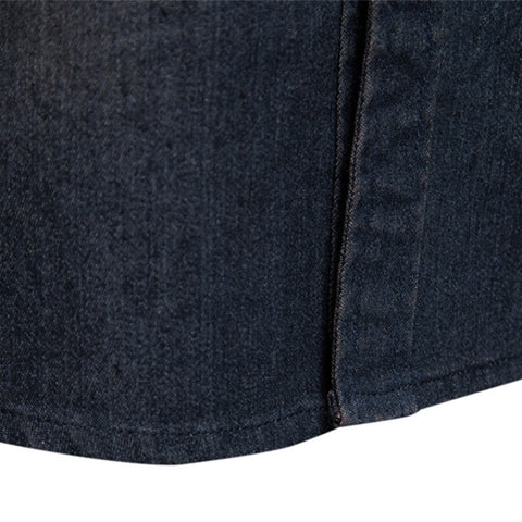 Men's Denim Shirt – Slim Casual Long-Sleeve Button-Up