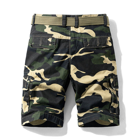 Men's Camo Cargo Shorts – Loose Overalls