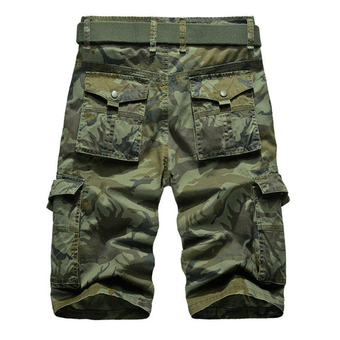 Manlyflex Camo Multi-pocket Men Shorts