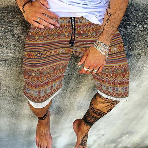 Men's Casual Shorts – Lace-Up Slacks Style
