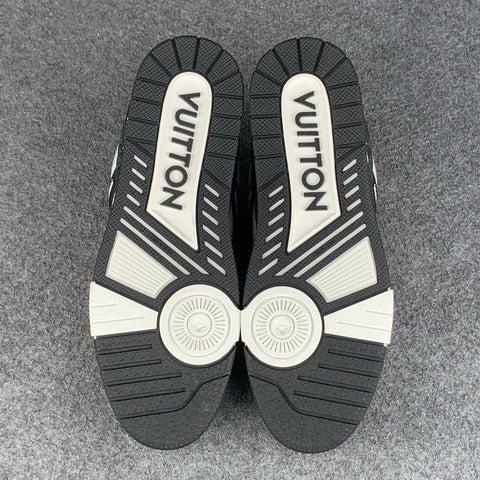 LV Trainer 'Black Monogram Denim’