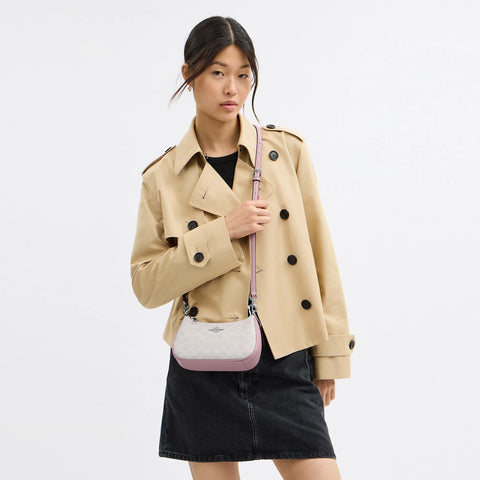 Coach Outlet Teri Mini Crossbody Bag In Signature Canvas