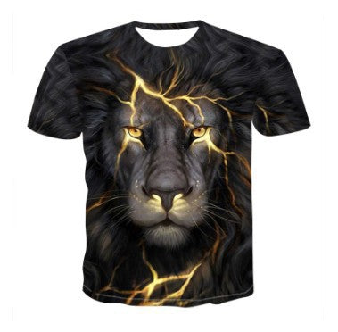 Men's Printed T-Shirt – Star Flag Short-Sleeve