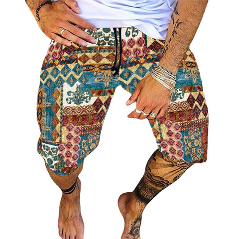 Men's Casual Shorts – Lace-Up Slacks Style