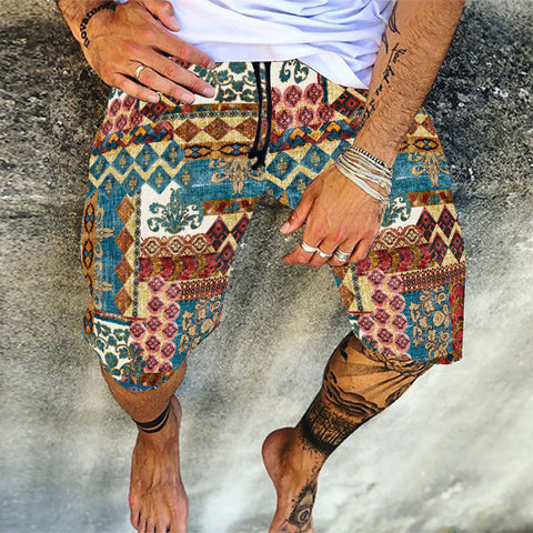 Men's Casual Shorts – Lace-Up Slacks Style