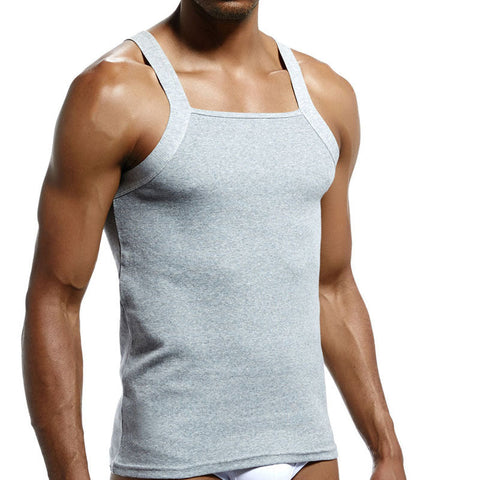 Men's Cotton Tank Top – Solid Sports Base Vest