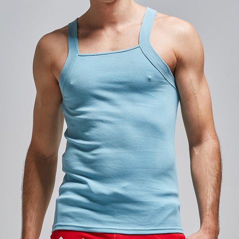 Men's Cotton Tank Top – Solid Sports Base Vest