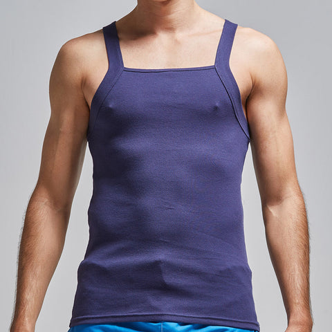 Men's Cotton Tank Top – Solid Sports Base Vest