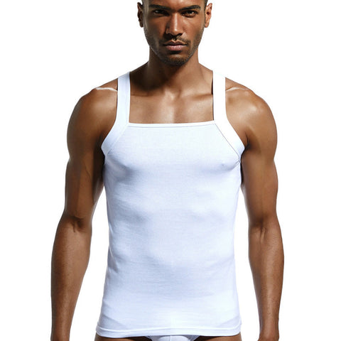 Men's Cotton Tank Top – Solid Sports Base Vest