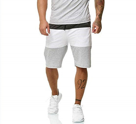Men's Casual Shorts – Colorblock Five-Point