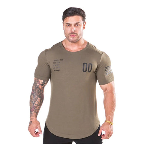 Men's Sports T-Shirt – Slim-Fit Short-Sleeve
