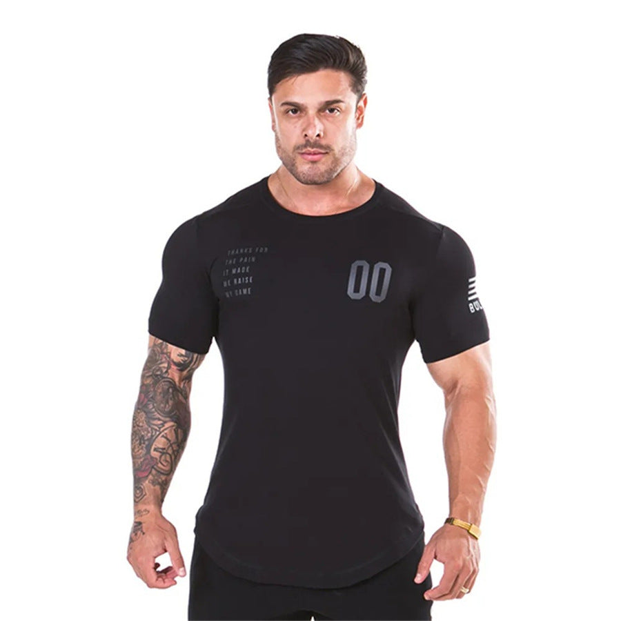 Men's Sports T-Shirt – Slim-Fit Short-Sleeve