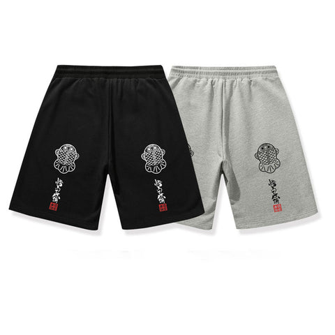 Men's Sports Shorts – Printed Loose Straight