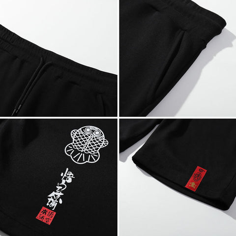 Men's Sports Shorts – Printed Loose Straight