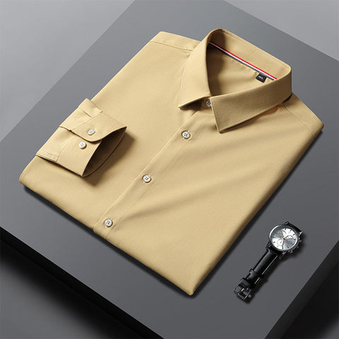 Men's Business-Casual Shirt – Long-Sleeve Button-Up