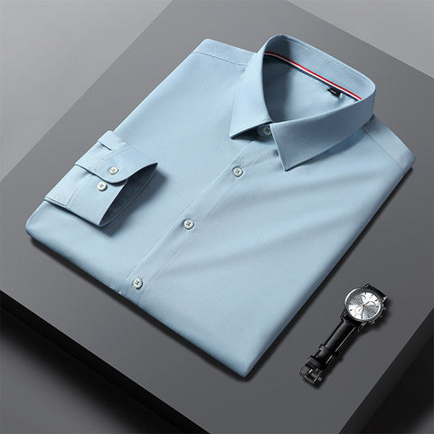 Men's Business-Casual Shirt – Long-Sleeve Button-Up