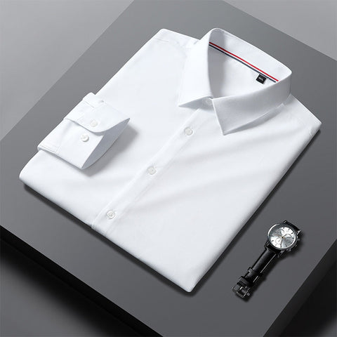 Men's Business-Casual Shirt – Long-Sleeve Button-Up