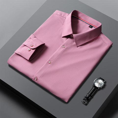Men's Business-Casual Shirt – Long-Sleeve Button-Up