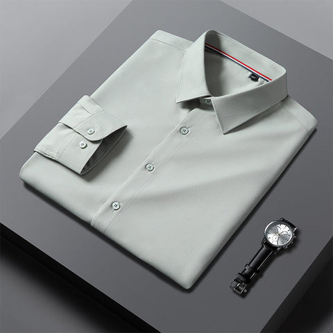 Men's Business-Casual Shirt – Long-Sleeve Button-Up