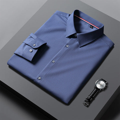 Men's Business-Casual Shirt – Long-Sleeve Button-Up