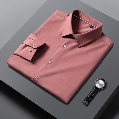 Men's Business-Casual Shirt – Long-Sleeve Button-Up