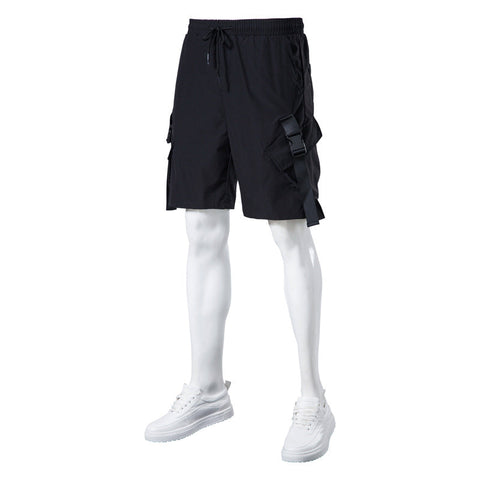 Men's Cargo Shorts – Solid Overalls Style
