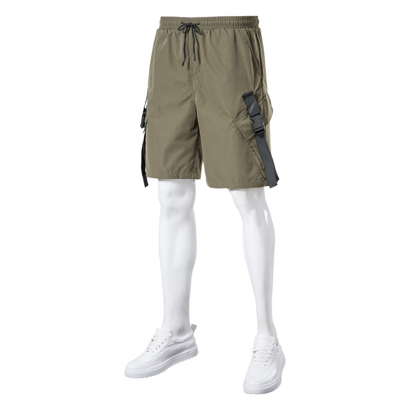 Men's Cargo Shorts – Solid Overalls Style