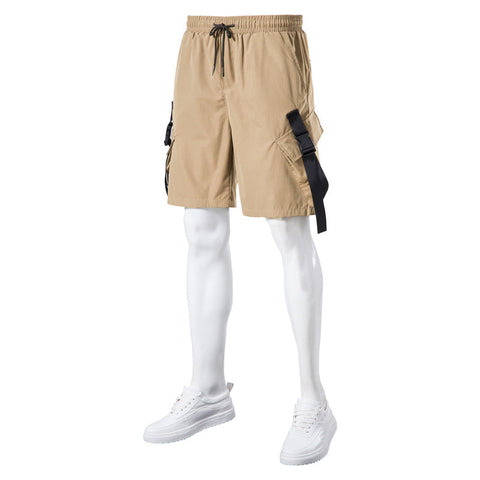 Men's Cargo Shorts – Solid Overalls Style