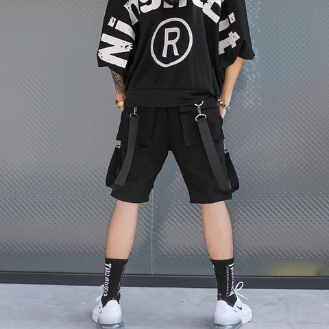 Men's Hip-Hop Shorts – Loose Streamer Style