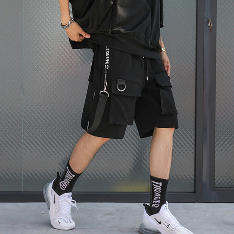 Men's Hip-Hop Shorts – Loose Streamer Style
