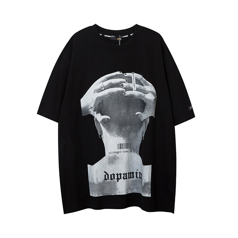 Men's Hip-Hop Character Graphic Tee – High Street