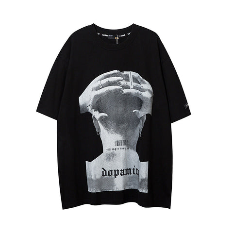 Men's Hip-Hop Character Graphic Tee – High Street