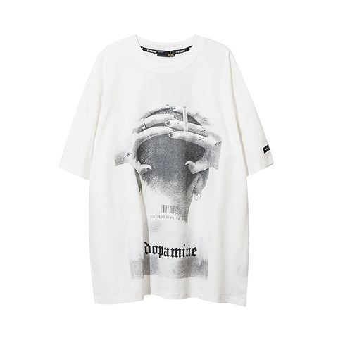 Men's Hip-Hop Character Graphic Tee – High Street