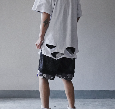 Men's Reversible Camo Cargo Shorts – Hip-Hop