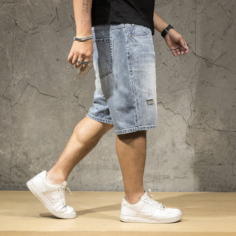 Men's Denim Shorts – Stretch Five-Point