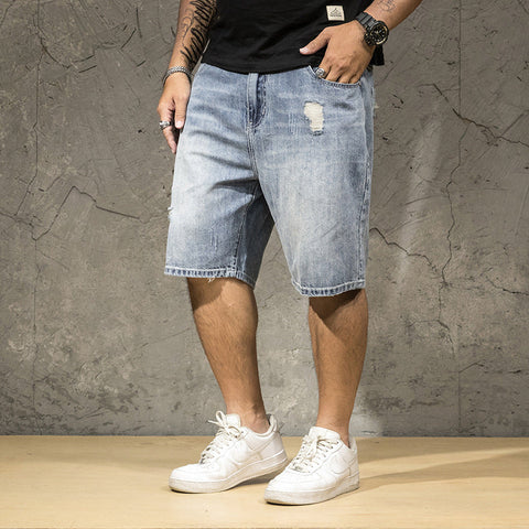 Men's Denim Shorts – Stretch Five-Point