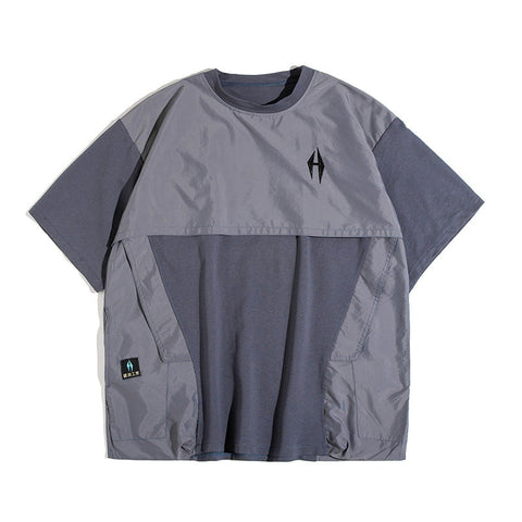 Men's Utility T-Shirt – Pocket Round-Neck Short-Sleeve