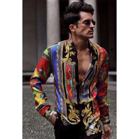 Men's Long-Sleeve Shirt – Casual Button-Up
